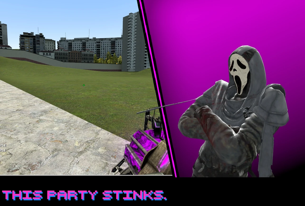 Garry's Mod "Чат в стиле Hotline Miami"