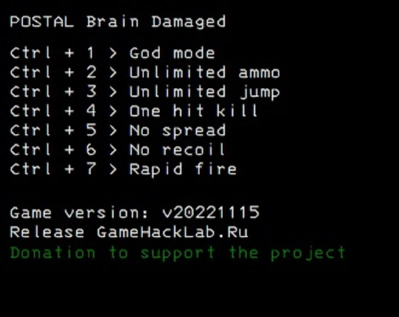Postal: Brain Damaged "Трейнер +7" [v20221115] {LIRW / GHL}