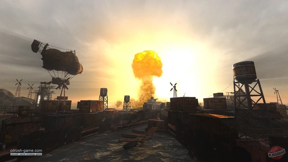 OilRush первая игра на базе последнего поколения отечественного движка Unigine