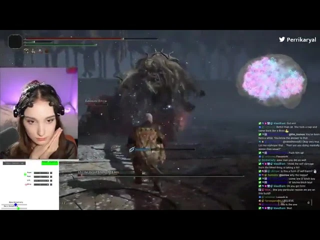 Стримерша проходит Shadow of the Erdtree силой мысли