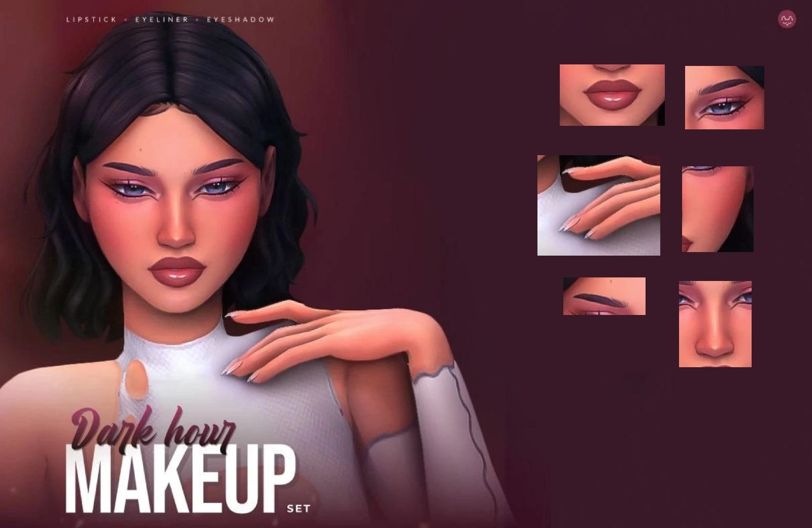 The Sims 4 "Волшебный облик - Коллекция косметики и линз с помадой"