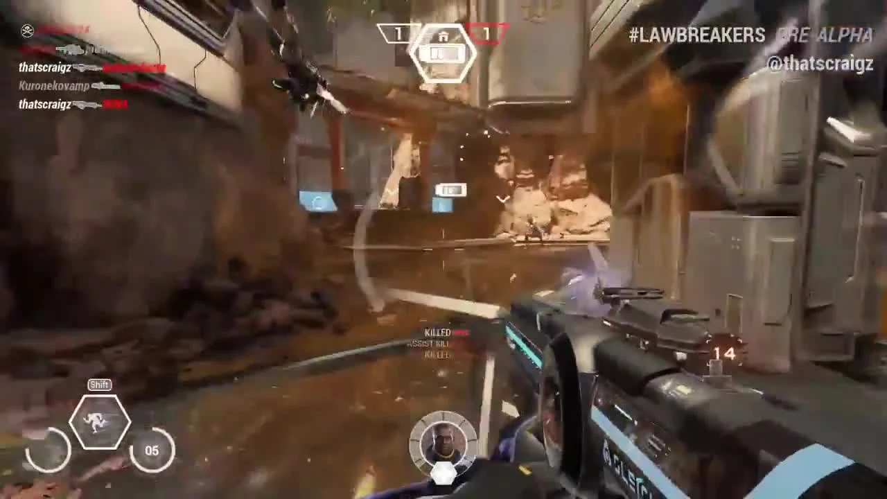 Более 20 минут геймплея LawBreakers