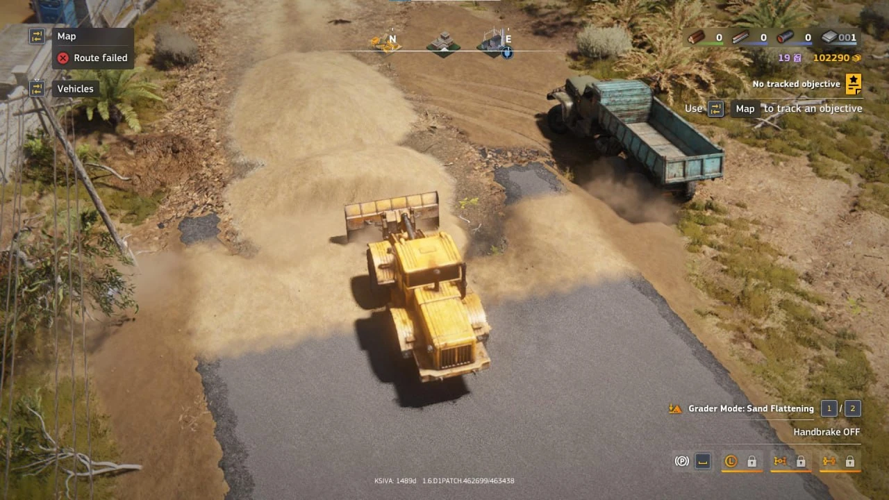 RoadCraft "Изменение ширины рабочей зоны дорожно-строительных машин"