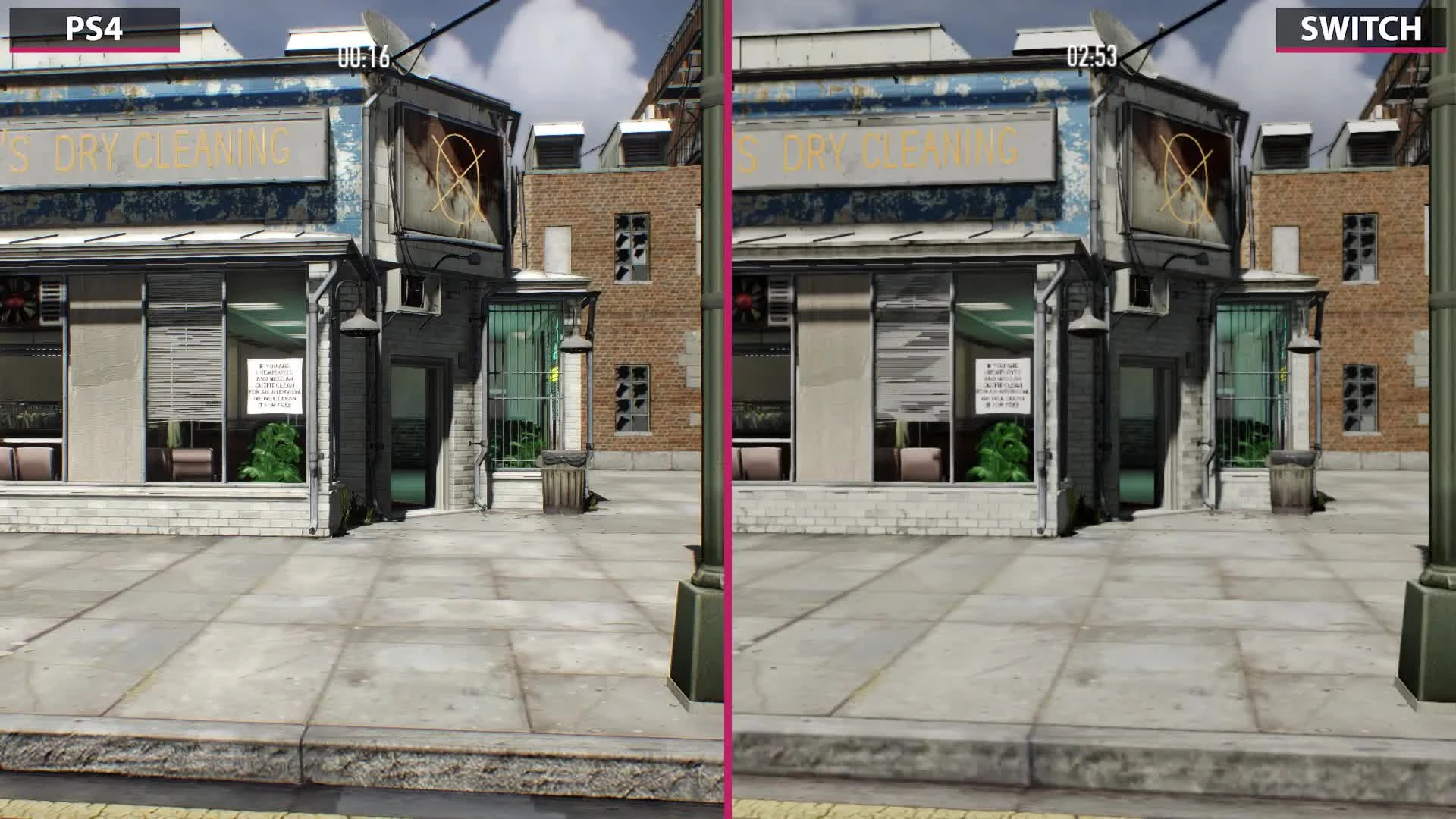 Тест производительности PayDay 2 - Switch vs. PS4 (Candyland)