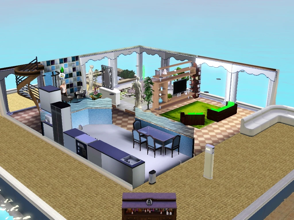 The Sims 3 "Хаусбот Аквариум"