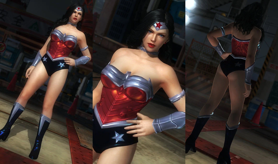 Dead or Alive 5: Last Round "WONDER WOMAN - INJUSTICE 2 DC MOD"