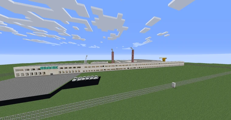 Minecraft "Карта - НАЭС (Новоградская Атомная Электростанция" [1.16.5]