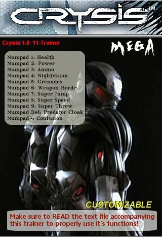 Трейнер (+11) для Crysis