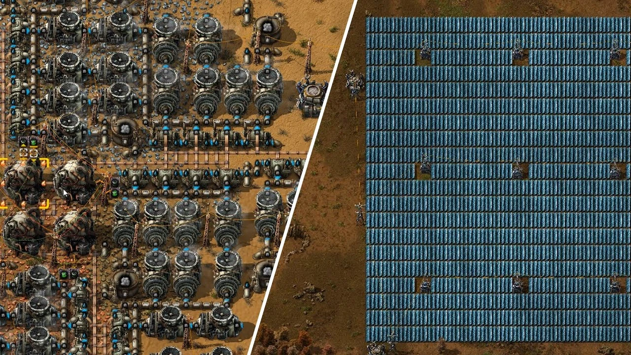 Что лучше ядерный реактор или солнечные батареи? Руководство по энергетике Factorio