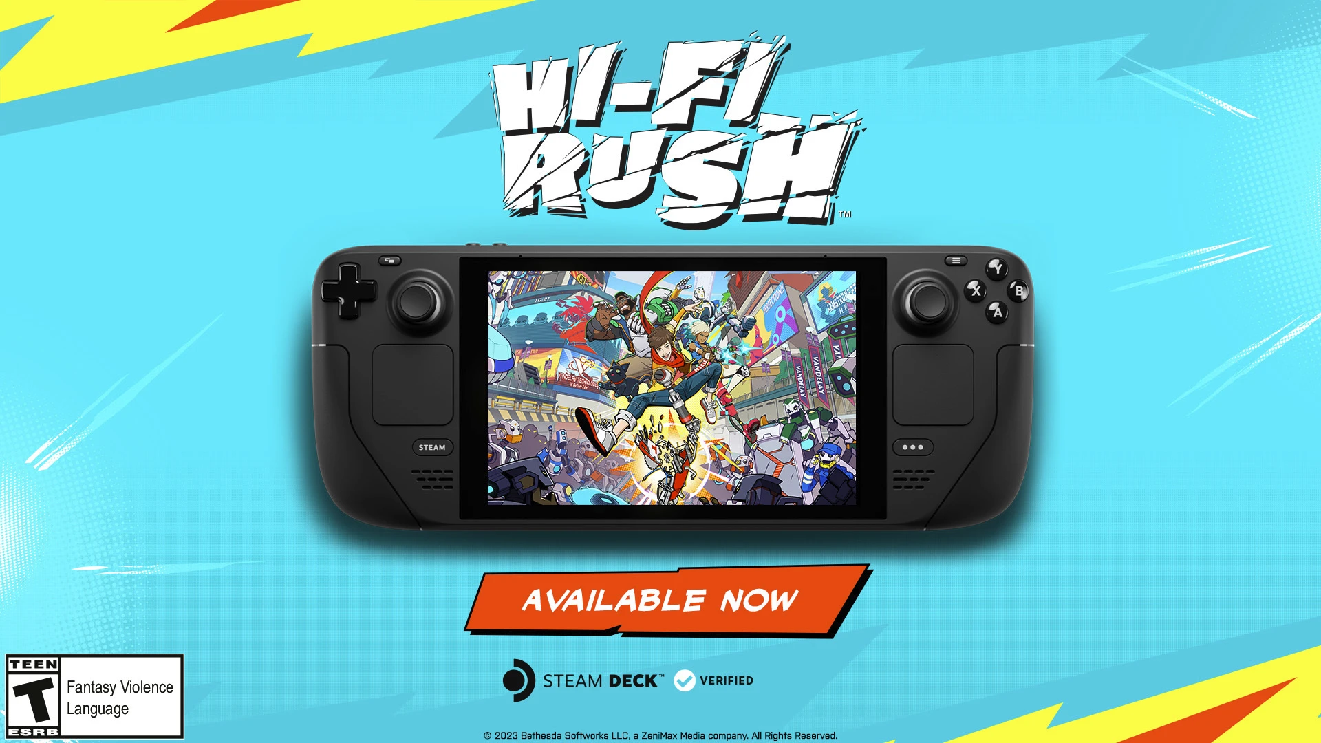 Hi-Fi Rush получила полную поддержку Steam Deck