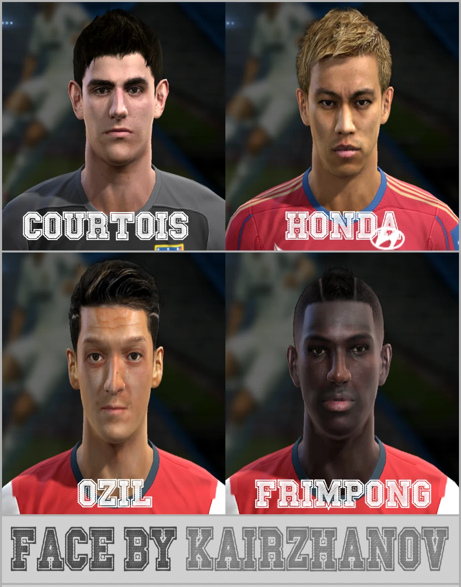 PES 2013 "Пак лиц by Kairzhanov"