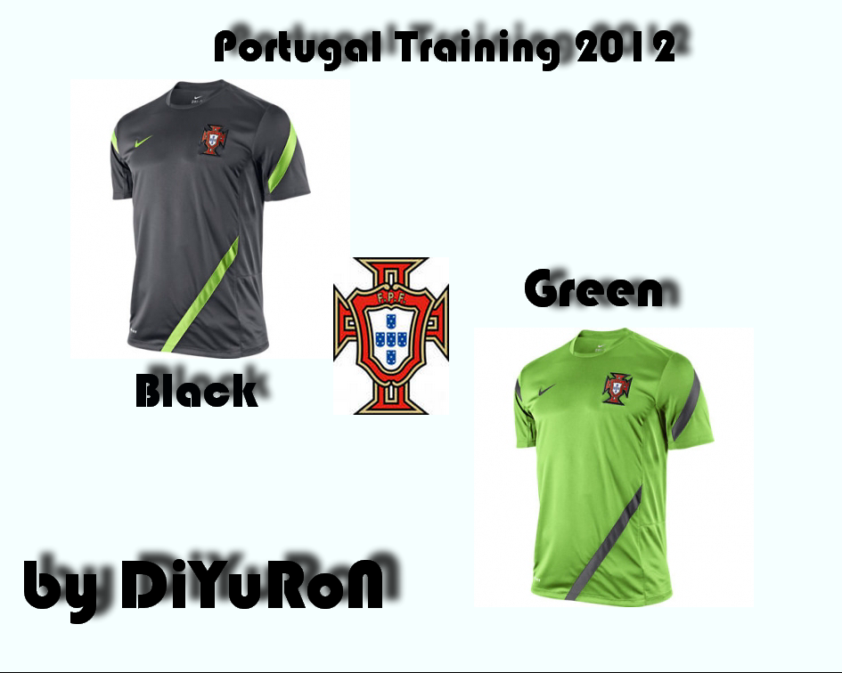FIFA 12 "Portugal Training Kits 2012 (Green and Black)"