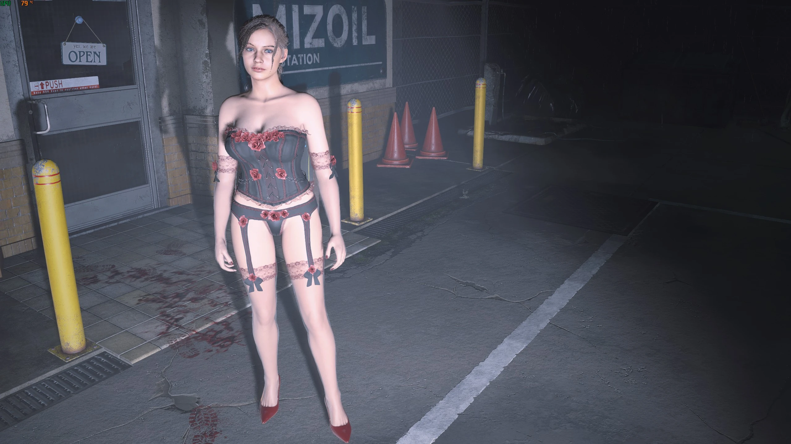 Resident Evil 2 "Клэр в корсете" {Wiwilz}