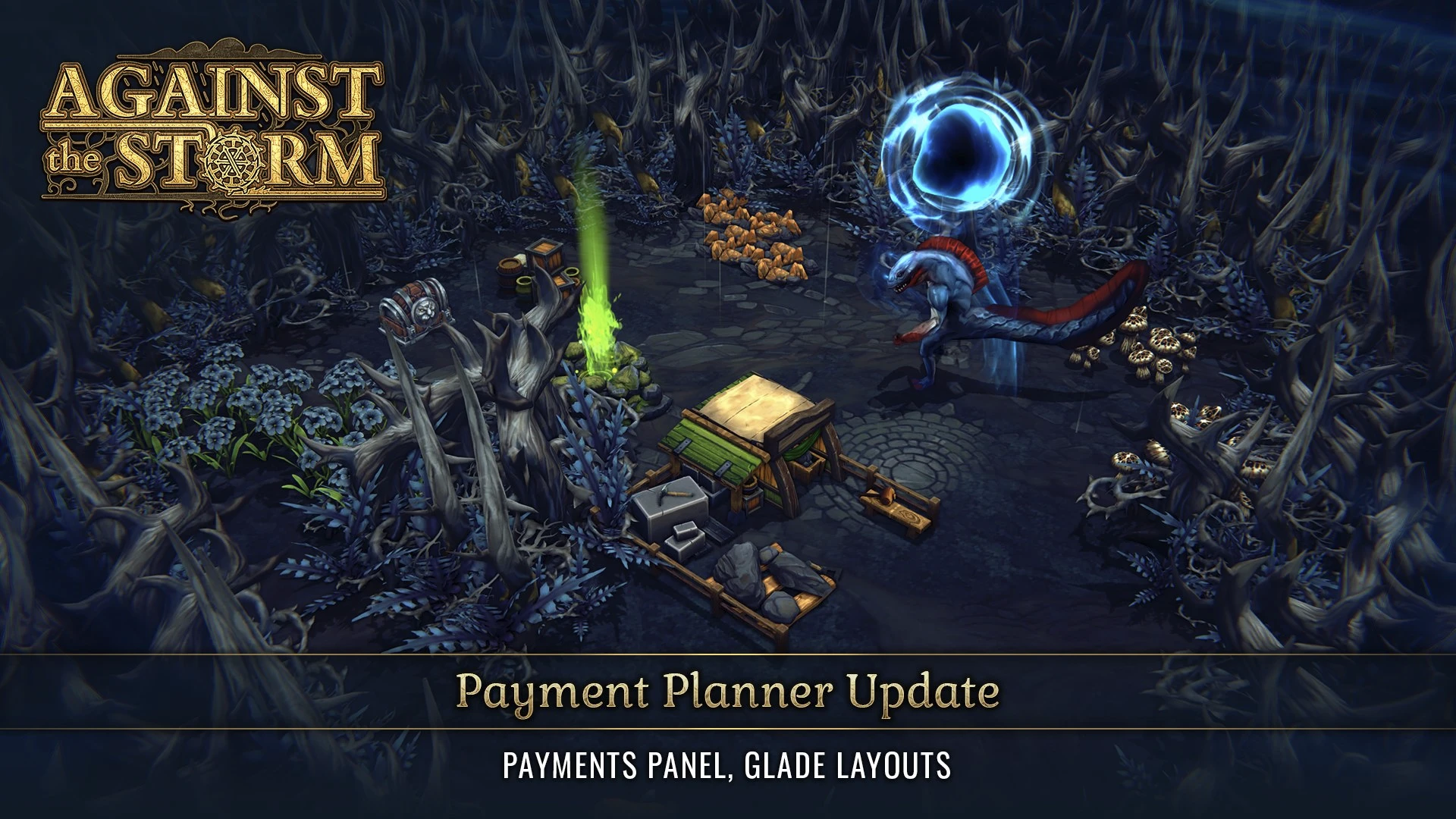 Новое обновление градостроительного рогалика Against the Storm поможет вам с налогами и улучшит исследования