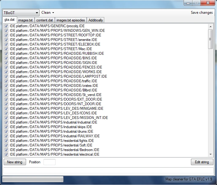 GTA EFLC "Map Cleaner v1.9"
