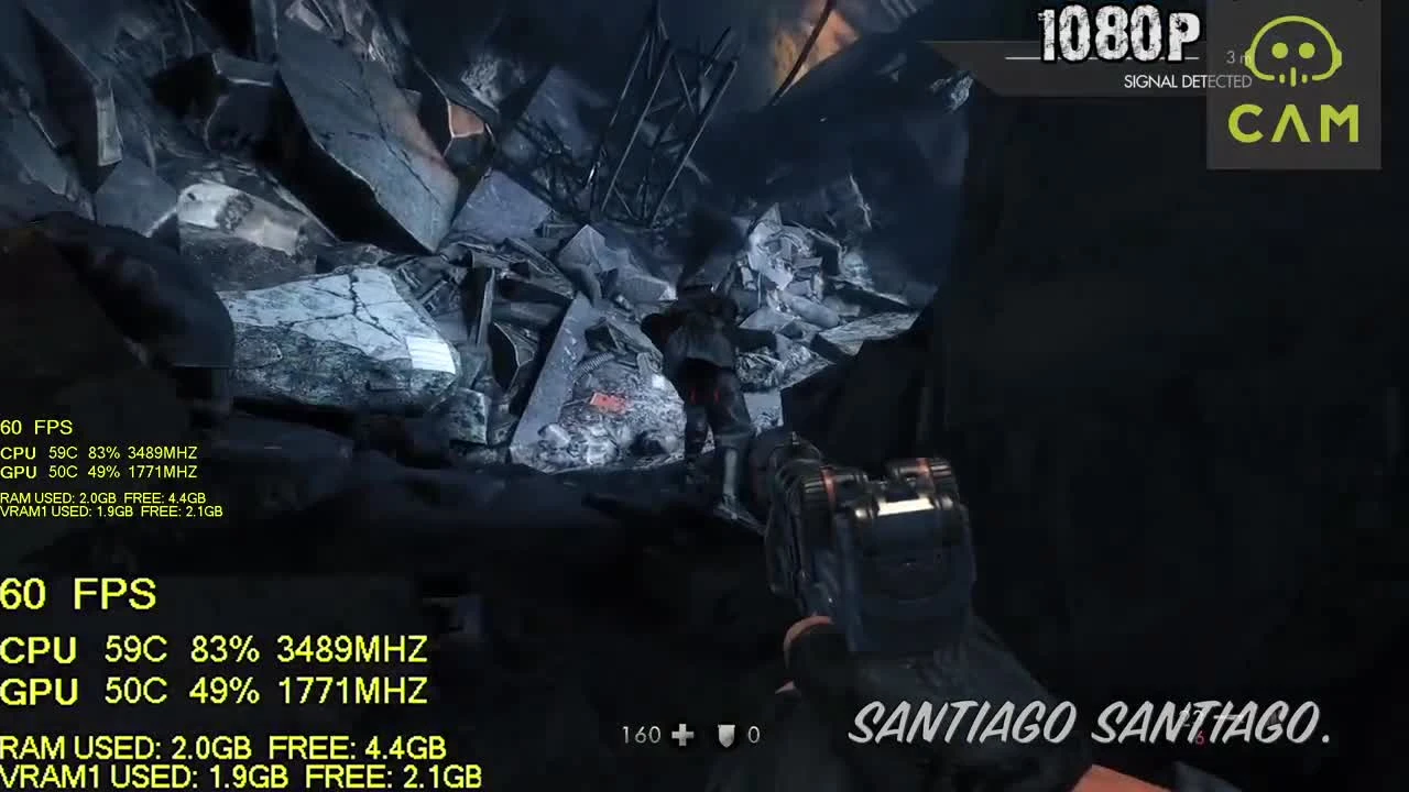 Wolfenstein The New Order - GTX 1050 ti - G4560