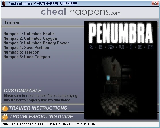 Penumbra: Black Plague - Requiem: Трейнер (+5) [1.0] {CheatHappens}
