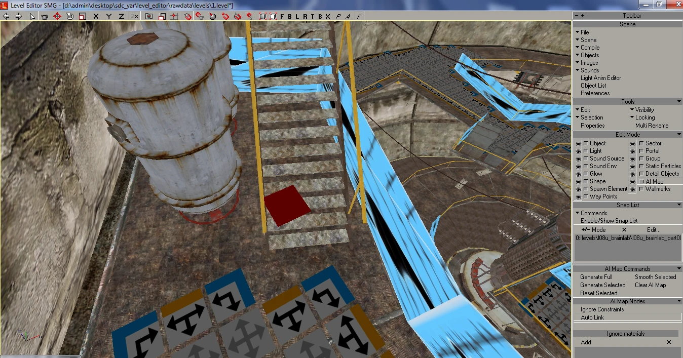 Создание ступенек на ai-карте в S.T.A.L.K.E.R: Shadow of Chernobyl