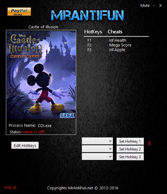 Castle of Illusion: Трейнер/Trainer (+3) [2016] {MrAntiFun}
