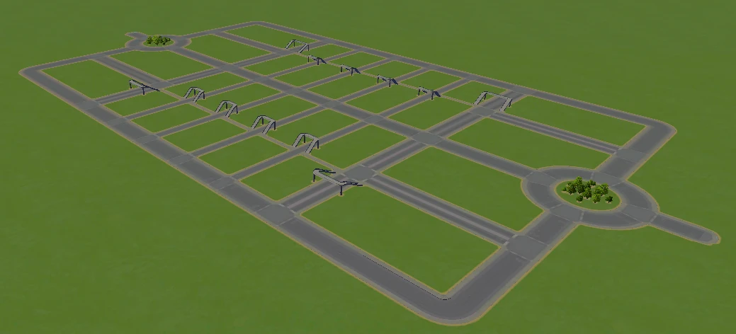 Cities: Skylines "Небольшой жилой район"