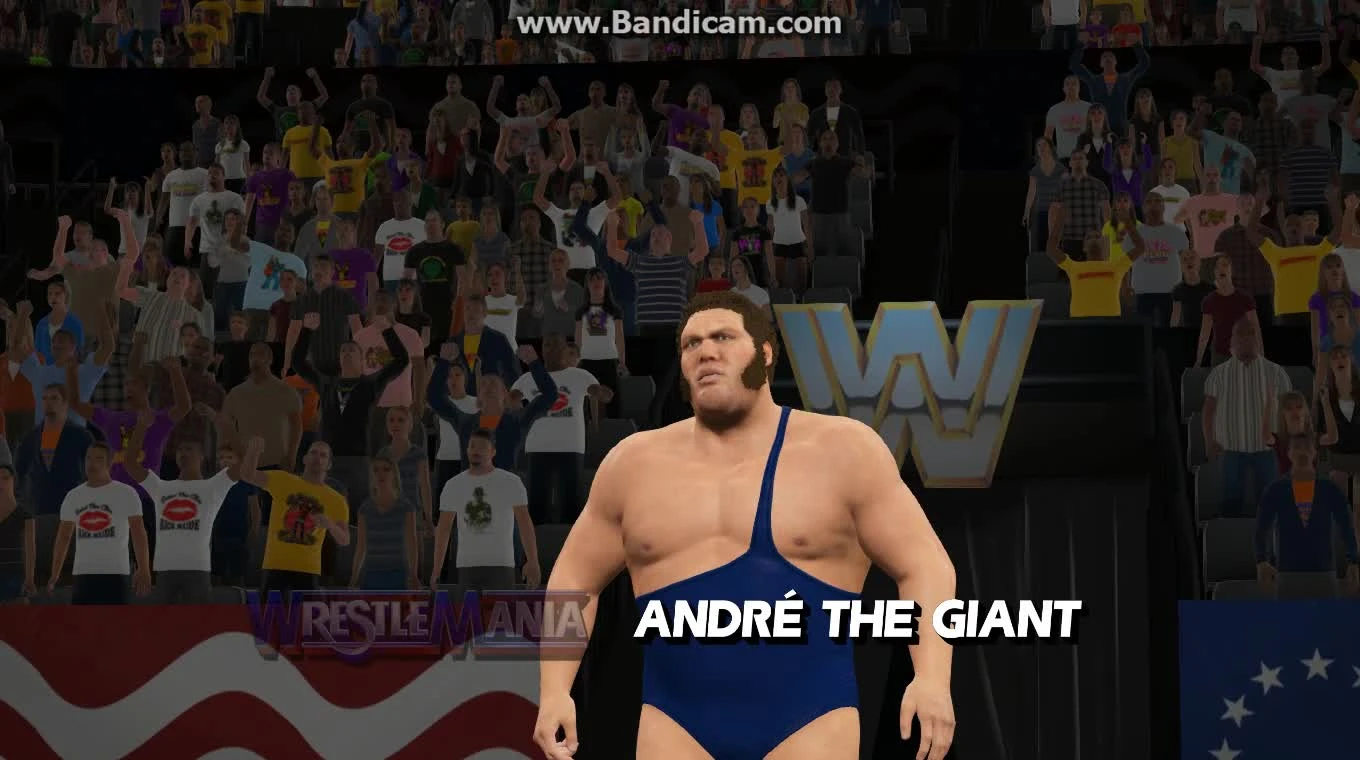 WWE 2K15 "Wrestlemania Hulk Hogan vs Andre The Giant"