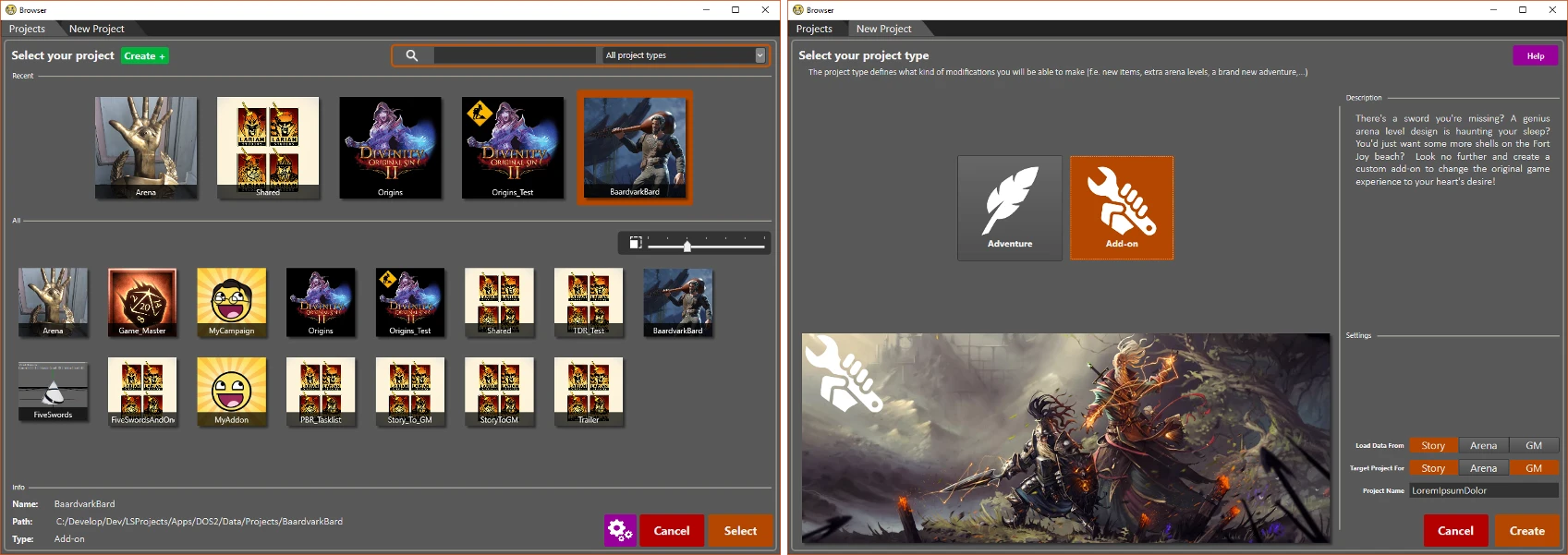 Divinity: Original Sin 2 "Divinity Engine 2 v9 (Редактор файлов)"