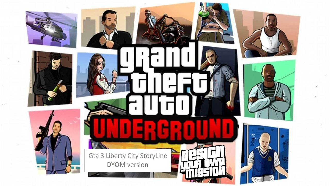 Grand Theft Auto: San Andreas "GTA 3 Liberty City Режим истории DYOM версия" [v0.66]