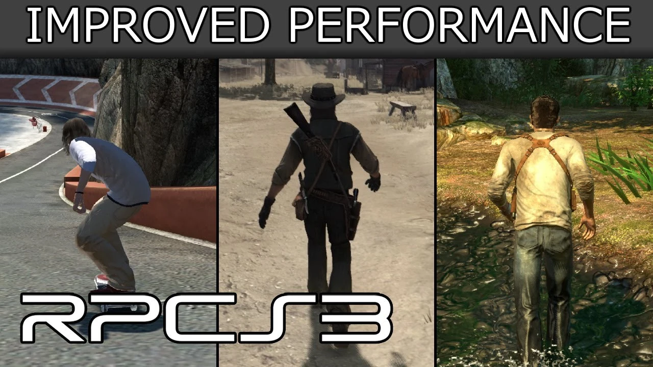 Эмулятор PS3 - улучшение производительности в RDR, GoW 3, MGS4, Uncharted и многих других играх!