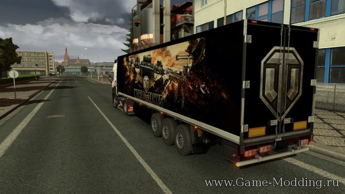 Euro Truck Simulator 2 "Прицеп World of Tanks"