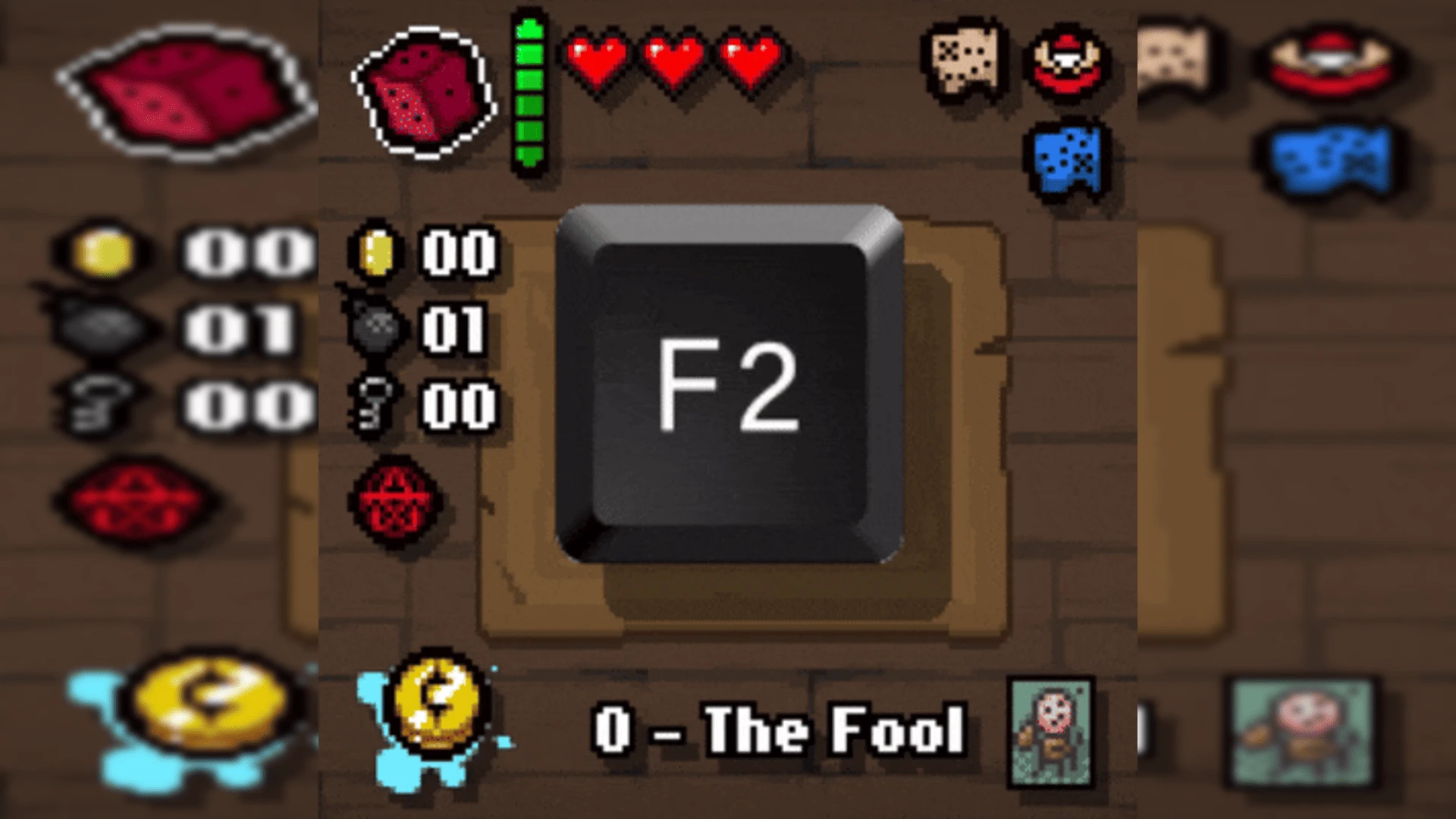 The Binding of Isaac "F2 Скрывает HUD"