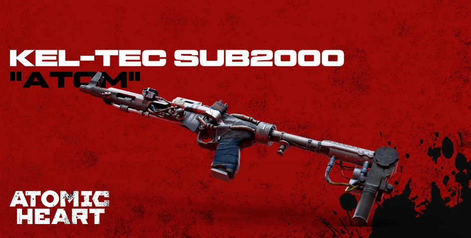Warface: Kel-Tec SUB2000 "Атом" в подарок за покупку Atomic Heart в VK Play