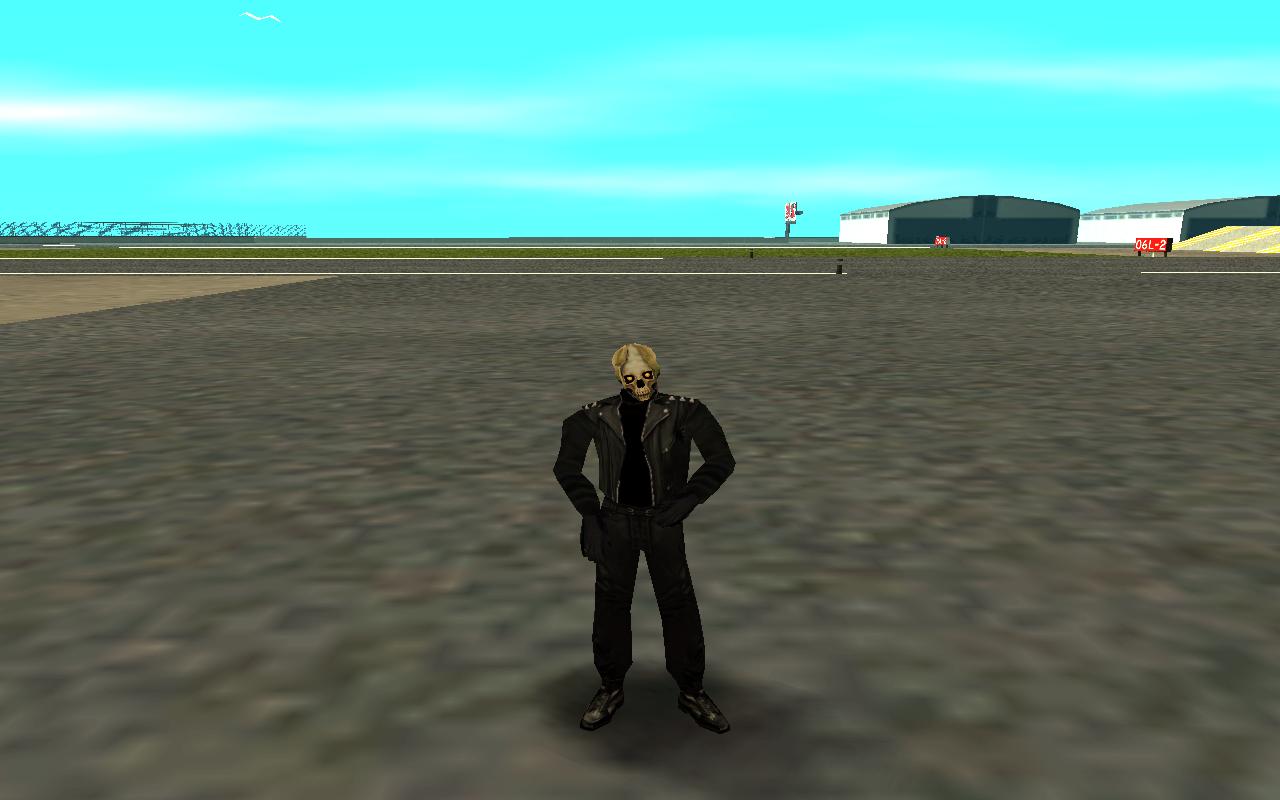 GTA SA "Ghostrider скин"