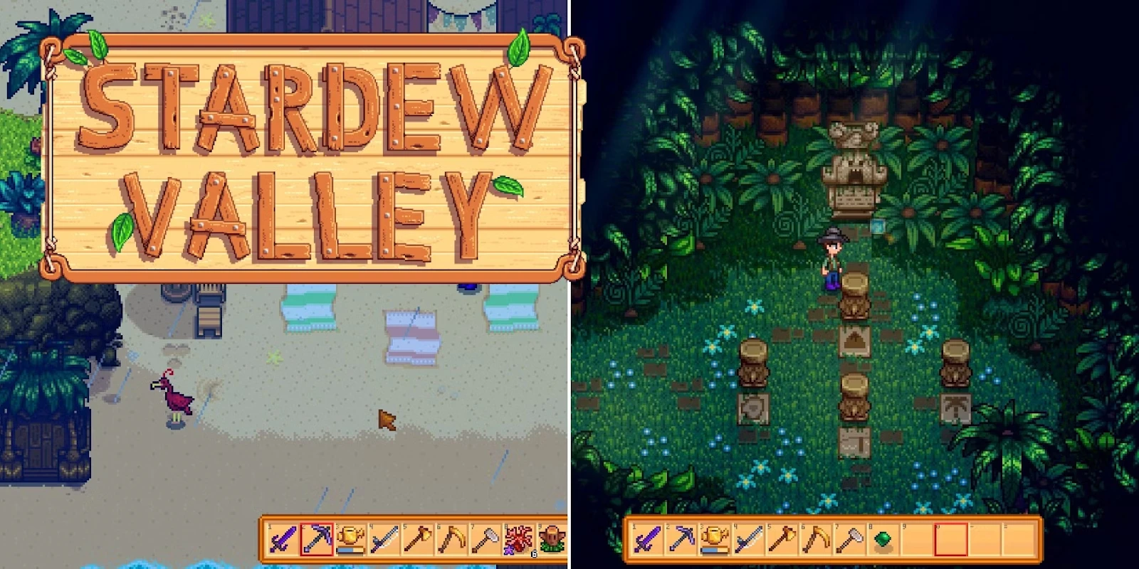 Решение головоломки драгоценных птиц в Stardew Valley