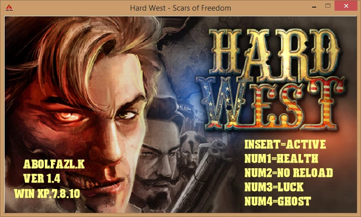 Hard West: Scars of Freedom: Трейнер/Trainer (+4) [1.4] {Abolfazl.k}