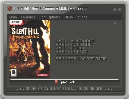 Silent Hill - Homecoming: Трейнер (+4) [1.0.0.1] {h4x0r}