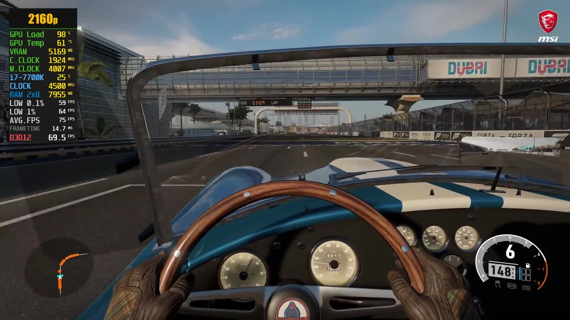 Forza 7 GTX 1060 + i7-7700K | 1080p, 1440p, 2160p (Геймплейный Benchmark)