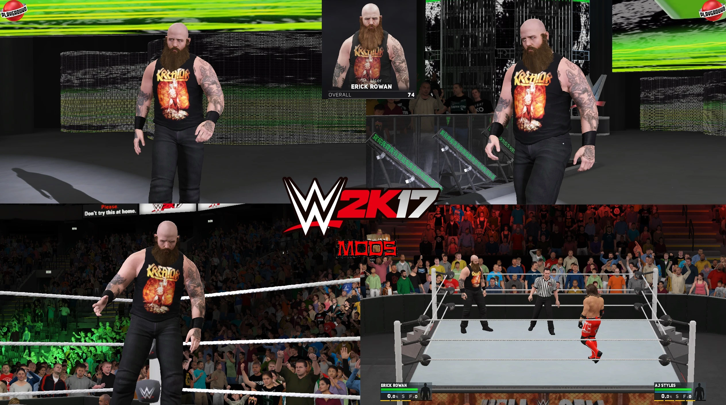 WWE 2K17 "Erick Rowan WWE 2K19 Port MOD"