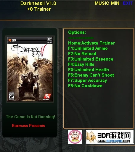 The Darkness 2: Трейнер/Trainer (+8) [1.0] {testhawk}