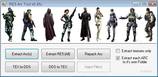 Resident Evil 5 SOFT: ArcTools v.095c