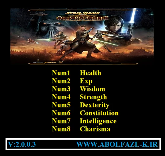 Star Wars: Knights of the Old Republic: ТрейнерTrainer (+8) [2.0.0.3 (GOG)] {Abolfazl.k}