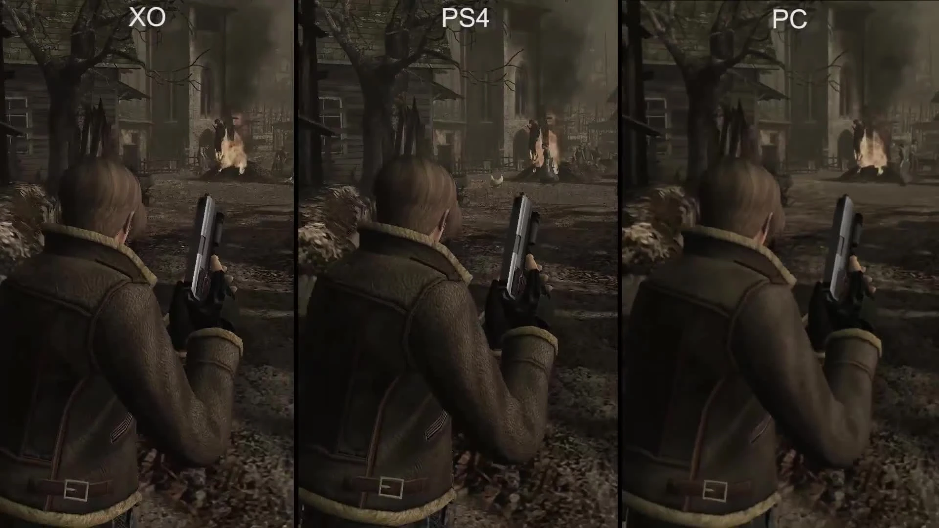 Resident Evil 4 Remastered: Сравнение графики PS4/Xbox One/PC/GameCube (DigitalFoundry)