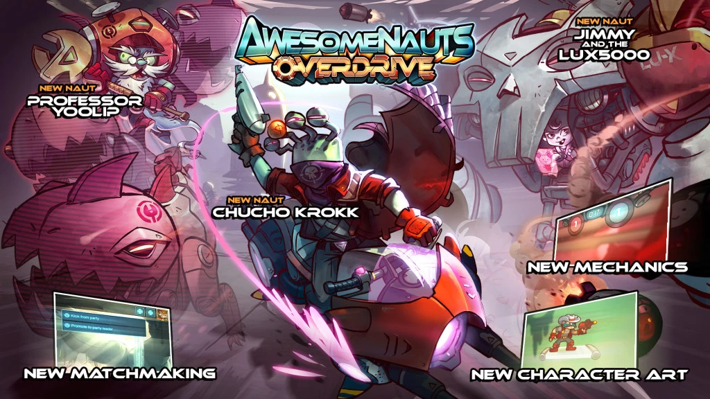 В 2016 году выйдет дополнение Overdrive для Awesomenauts