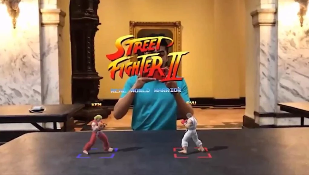 Культовый Street Fighter II возродился в AR