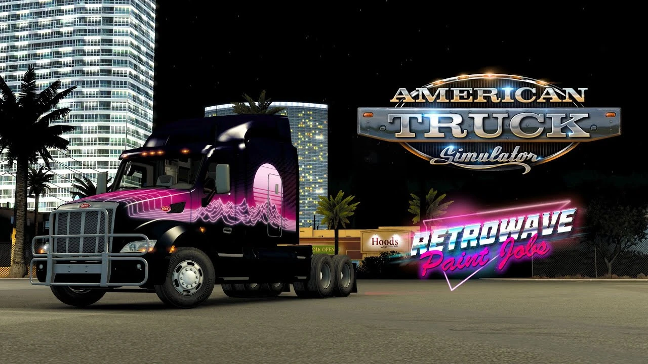 В стиме вышел новый пак скинов Retrowave Paint Jobs