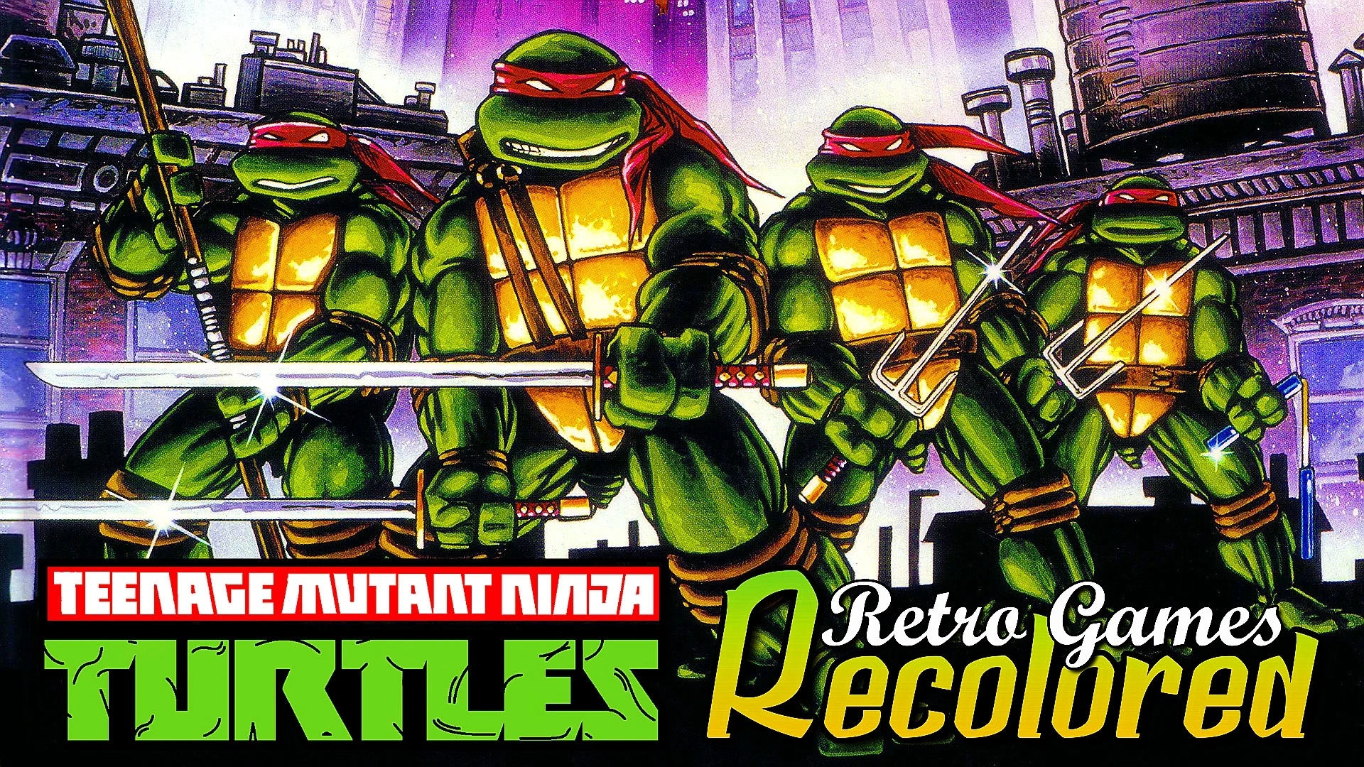Teenage Mutant Ninja Turtles "Recolored (8-Bit)"