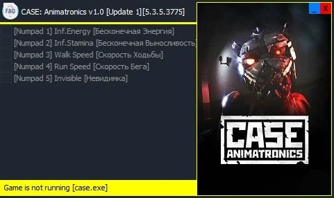 CASE - Animatronics: Трейнер/Trainer (+5) [v1.0: Update 1] [5.3.5.3775] {Enjoy}