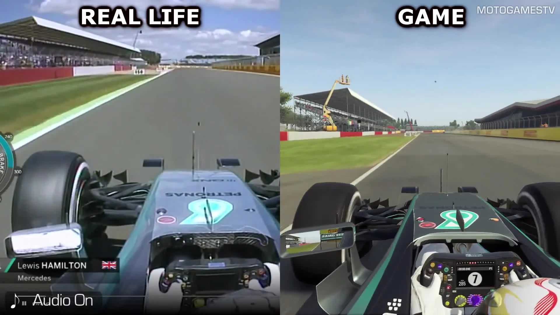 Сравнение: Реальная жизнь vs F1 2015 - Трасса Silverstone