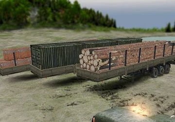 Spintires "Мод Пак полуприцепов 5P версия 12.02.18"