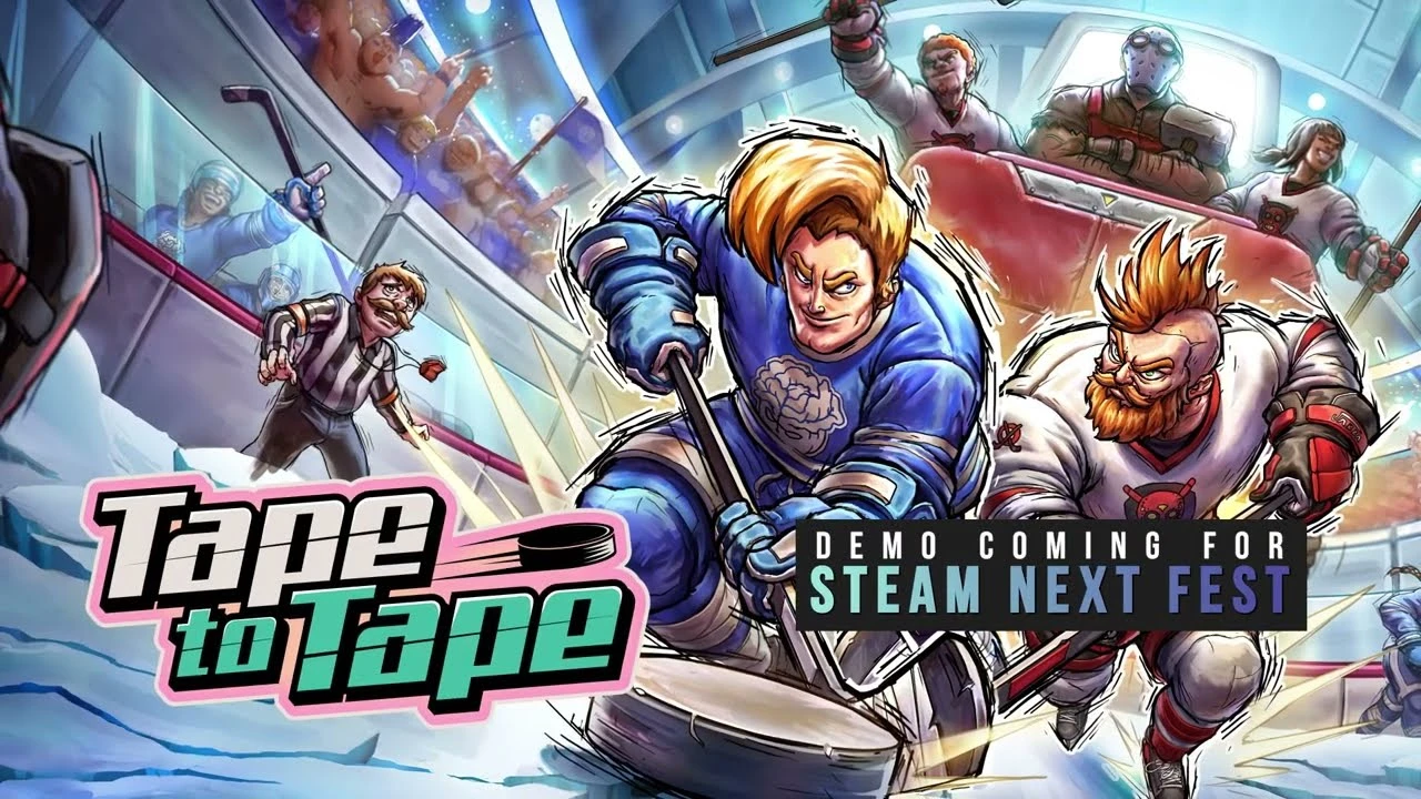 Демоверсия аркадного хоккея с элементами roguelite Tape to Tape будет доступна во время Steam Next Fest с 3 февраля