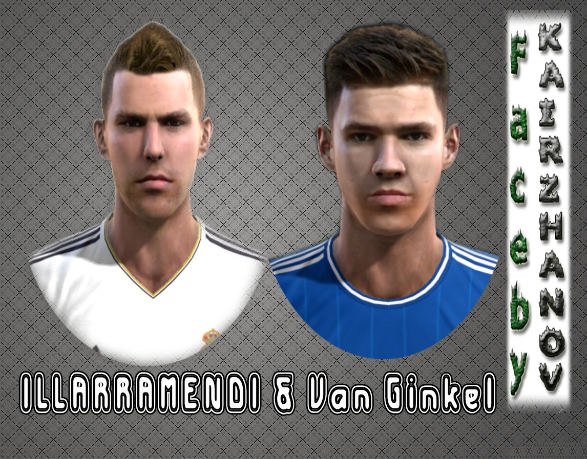 PES 2013 "Лицо ILLARRAMENDI & VAN GINKEL"